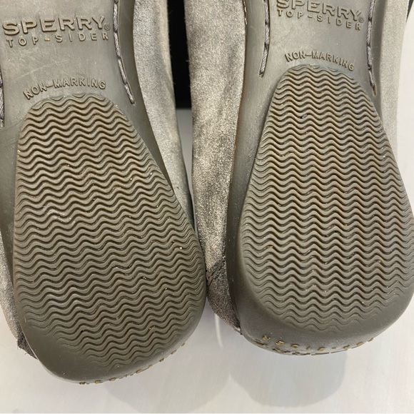 Sperry Top-Sider Suede Studded Penny Loafers Gray Women’s 8M - Picture 12 of 15
